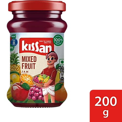Kissan Mix Fruit Jam 200gm 90