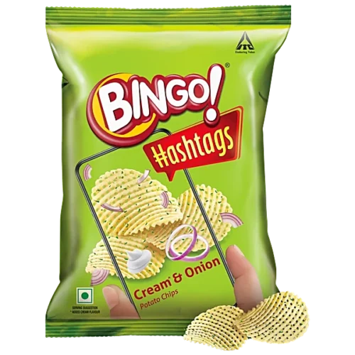 Hashtags cream&onion